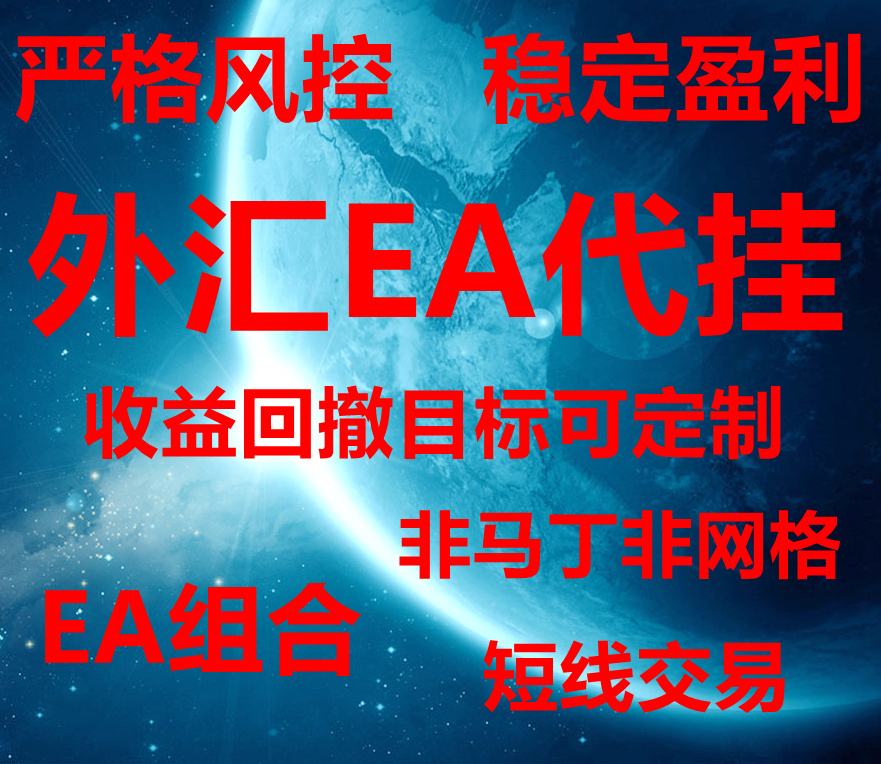 外汇代挂EA组合 严格风控 稳定盈利 收益回撤目标可调 非马丁网格