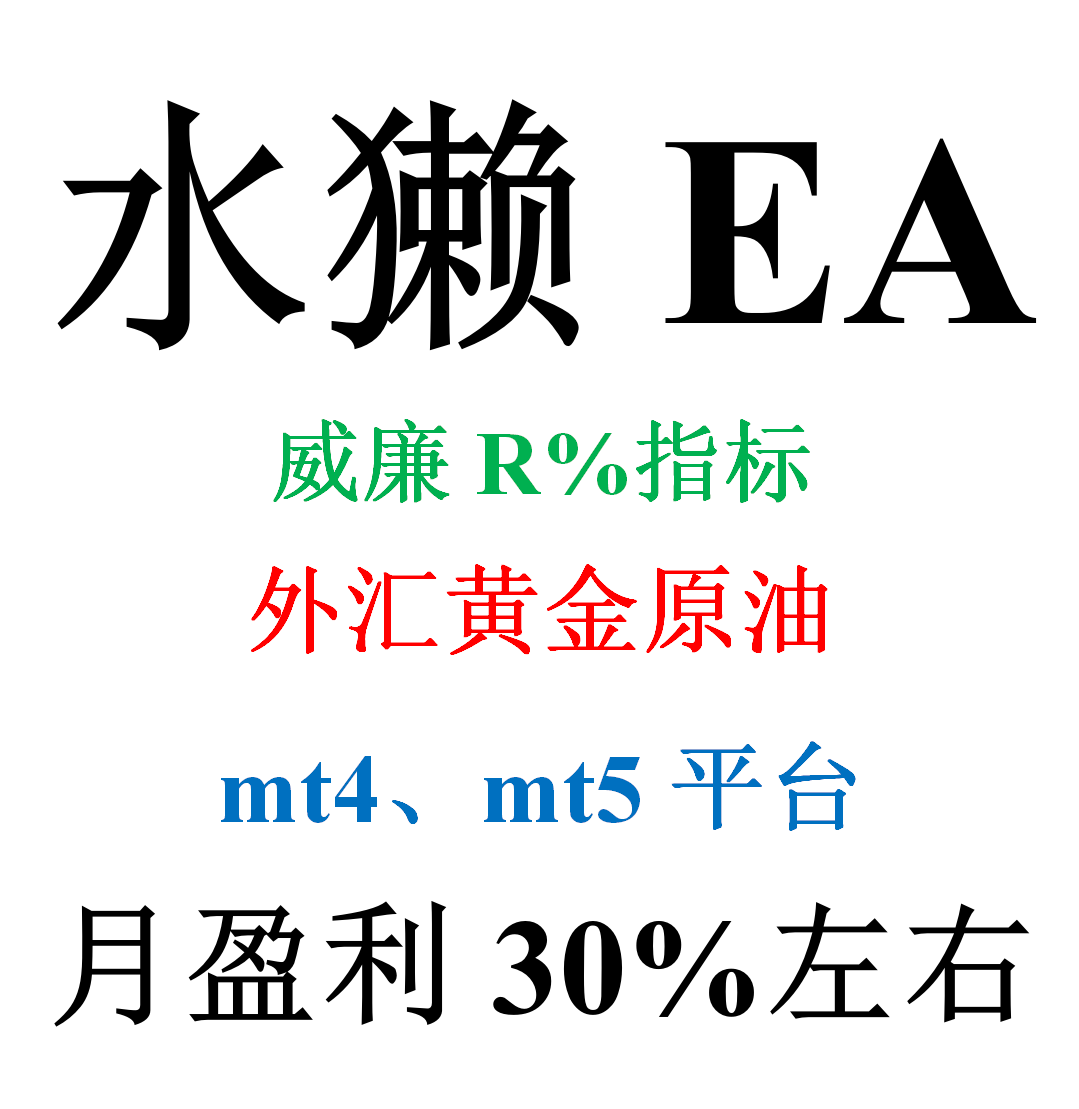 mt4外汇EA（外汇黄金原油自动化交易）——水獭EA(威廉%R指标)