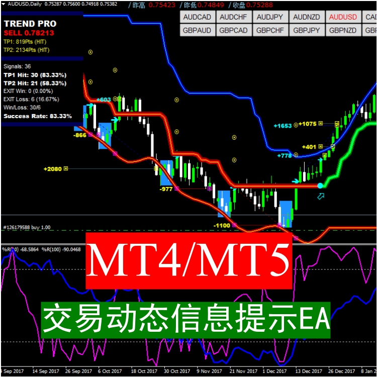 MT4MT5 交易动态提示EA